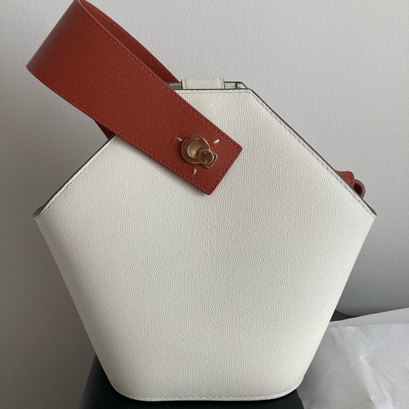 Danse Lente Mini Johnny Leather Hexagonal Bucket Bag - Picture 2 of 9